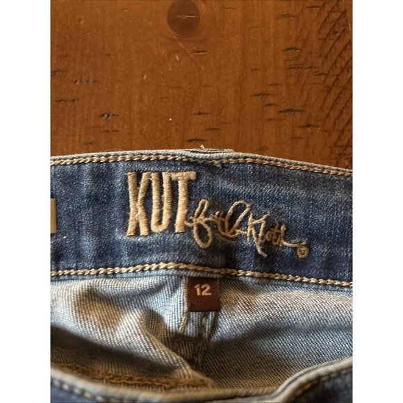 Kut From The Cloth Nicole Boot Cut Jeans Size 12 - Picture 2 of 8